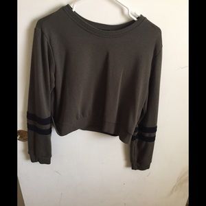 Sweater crop top